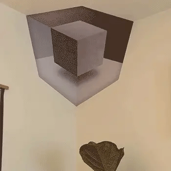 🧩 3D Illusion Corner Sticker