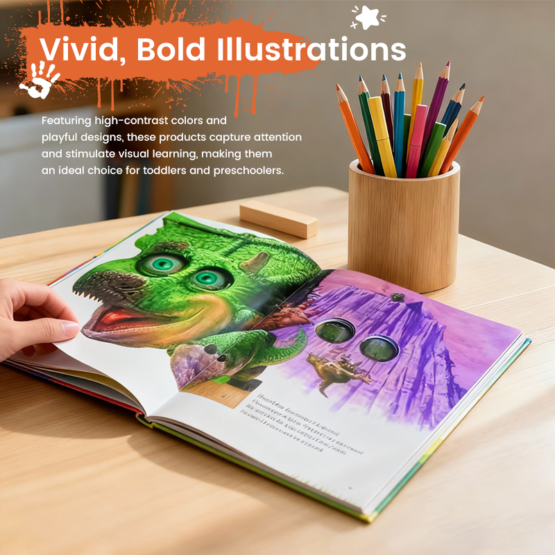 🦕 Ten Little Dinosaurs (Eyeball Animation)