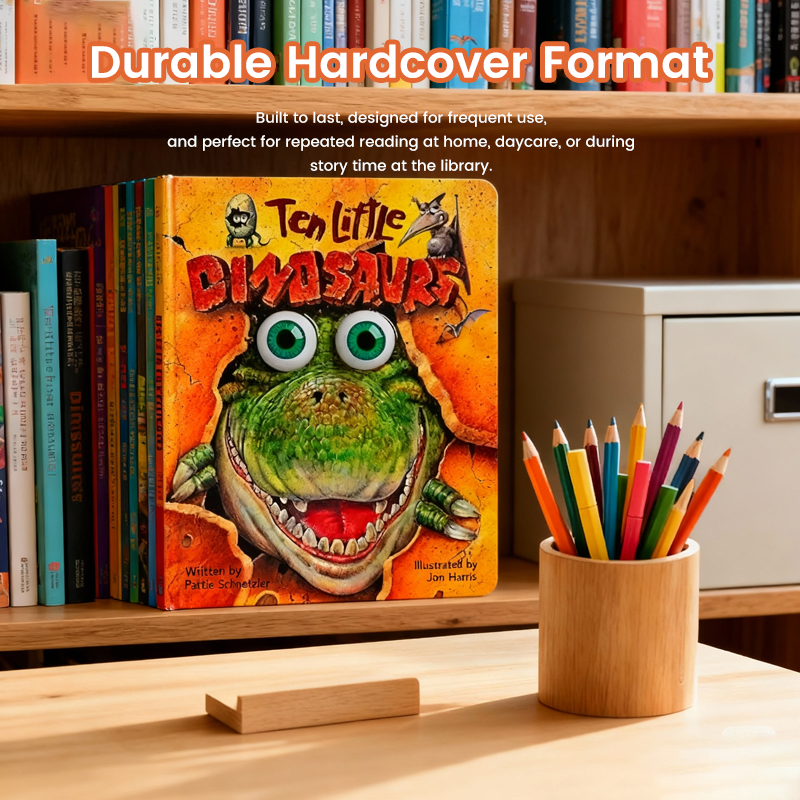 🦕 Ten Little Dinosaurs (Eyeball Animation)