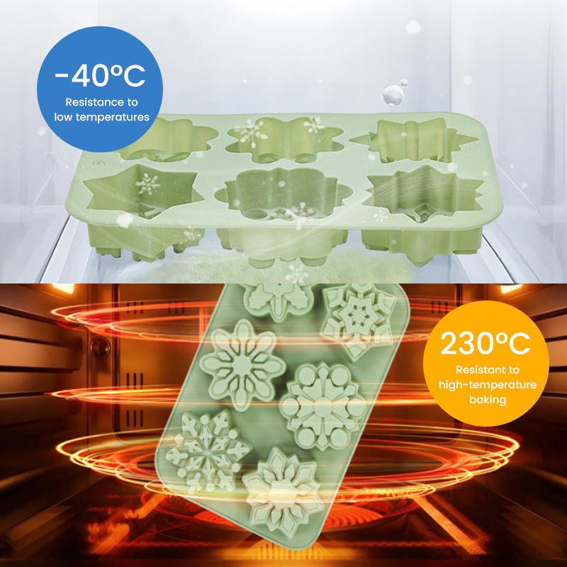 ❄️ Cavity Snowflake Silicone Mold