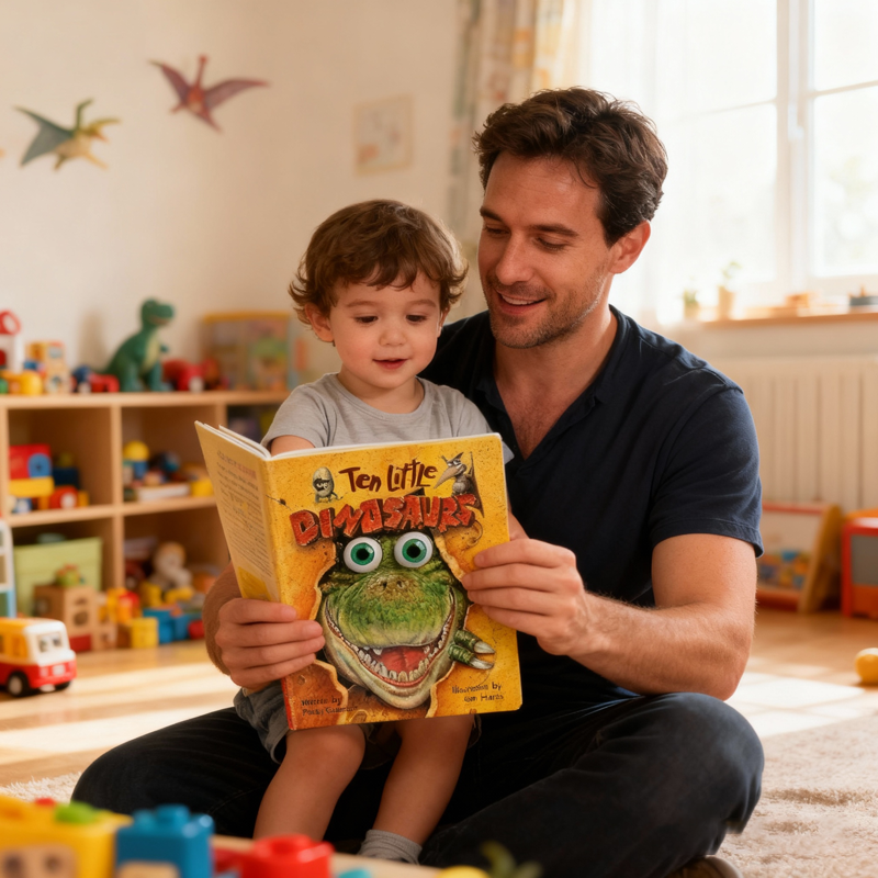 🦕 Ten Little Dinosaurs (Eyeball Animation)