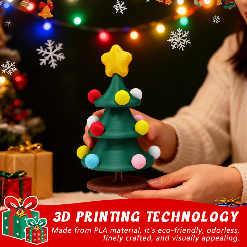 🎄 3D-printed swinging Christmas tree toy 🎁