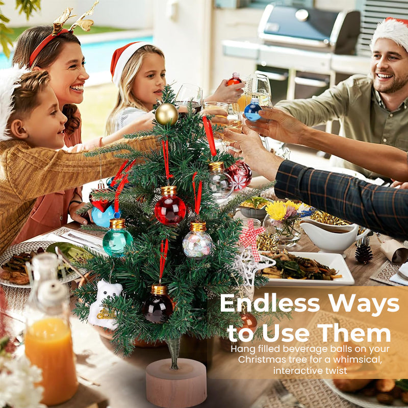 🎄 Christmas Beverage Ornament Balls