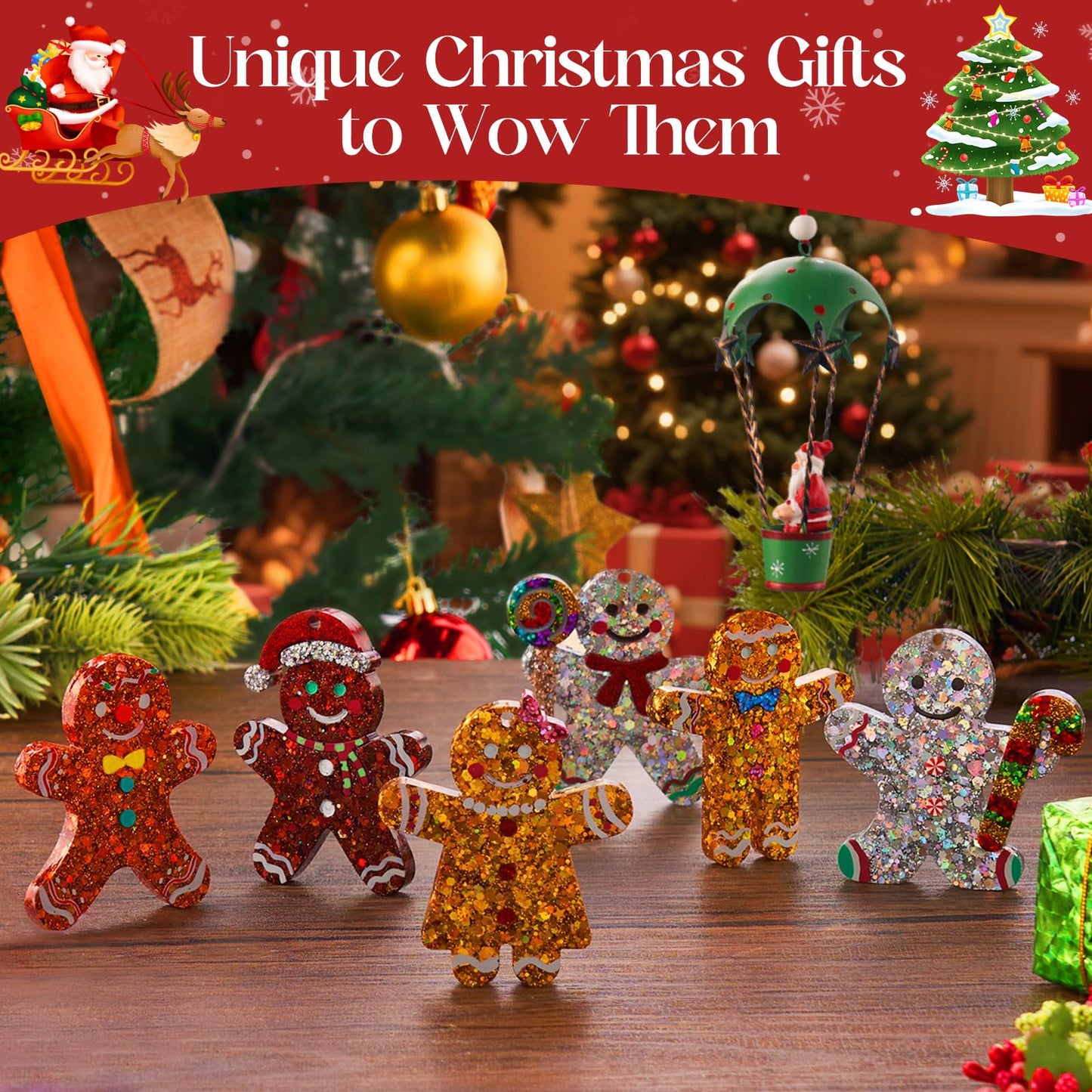 ⛄ 18 Cavities Christmas Resin Molds