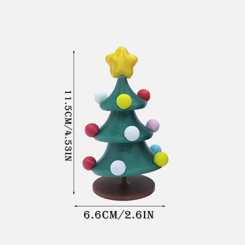 🎄 3D-printed swinging Christmas tree toy 🎁