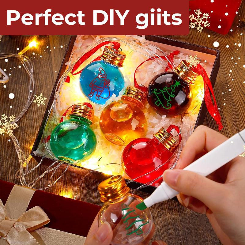 🎄 Christmas Beverage Ornament Balls