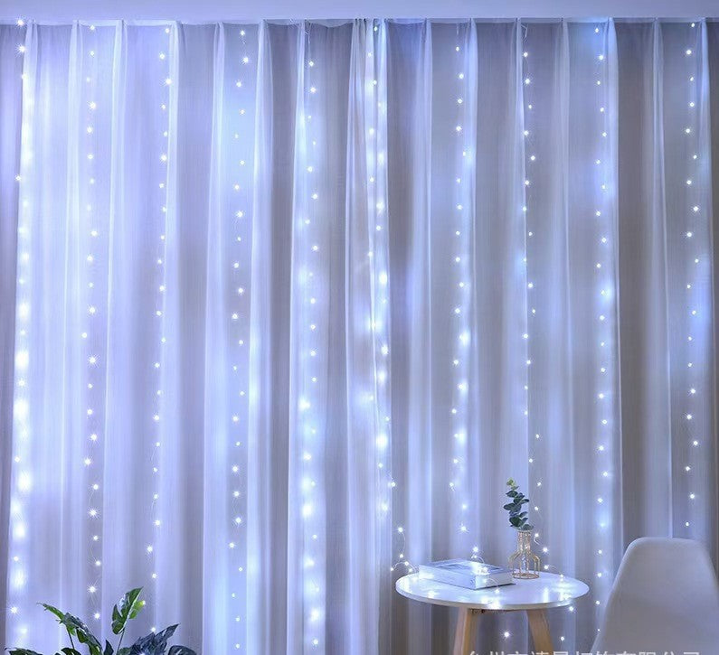 ❄️ 300-LED Waterfall Curtain Lights🎄
