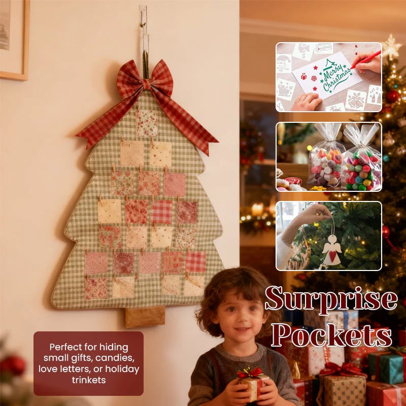🔥LAST DAY 50% OFF🎄Fabric Christmas Tree Advent Calendar