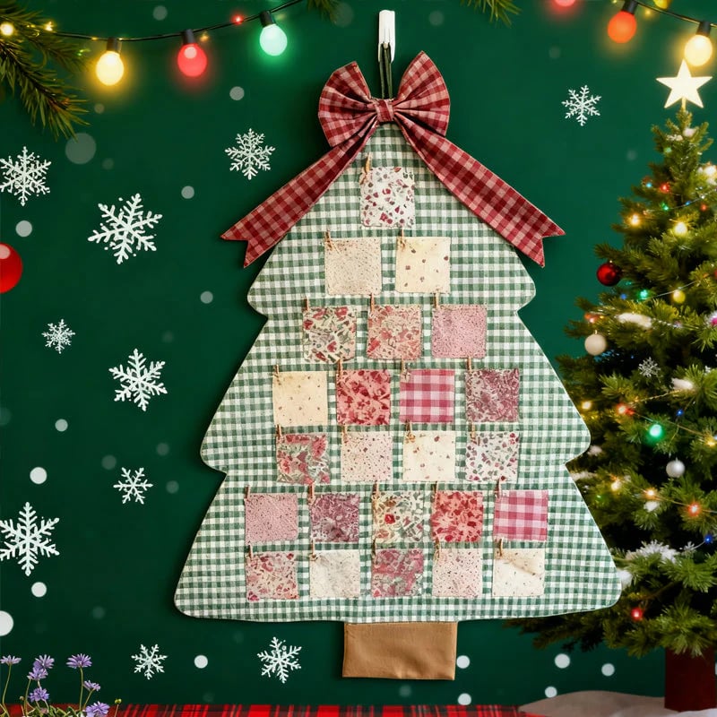 🔥LAST DAY 50% OFF🎄Fabric Christmas Tree Advent Calendar